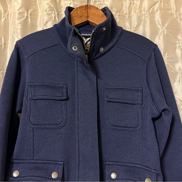 Patagonia Navy Better Fleece Lined Zipper Utility Pocket Jacket - Picture 4 of 13